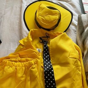 The mask halloween costume suit